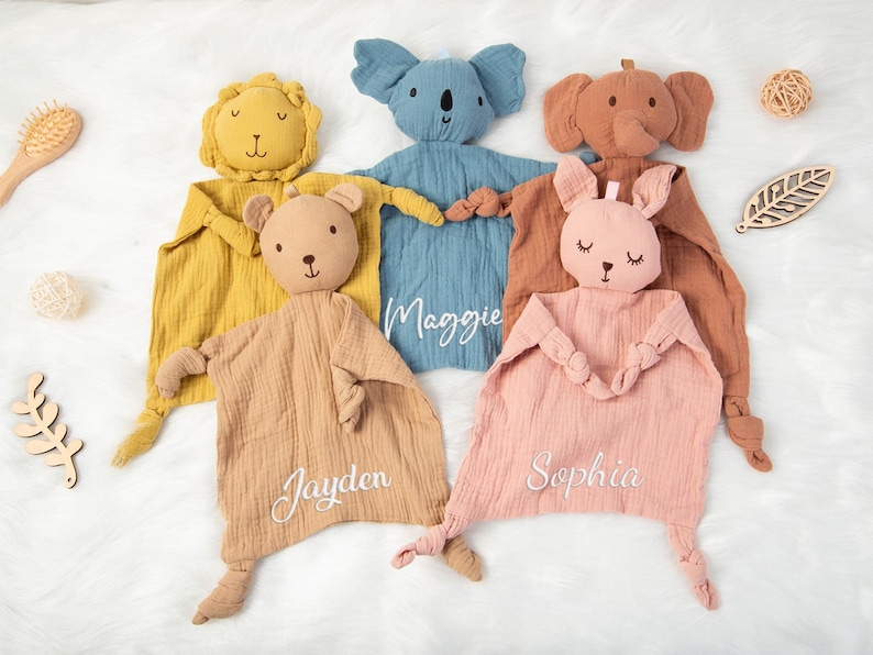 Personalized Embroidered Baby Binkie Toy