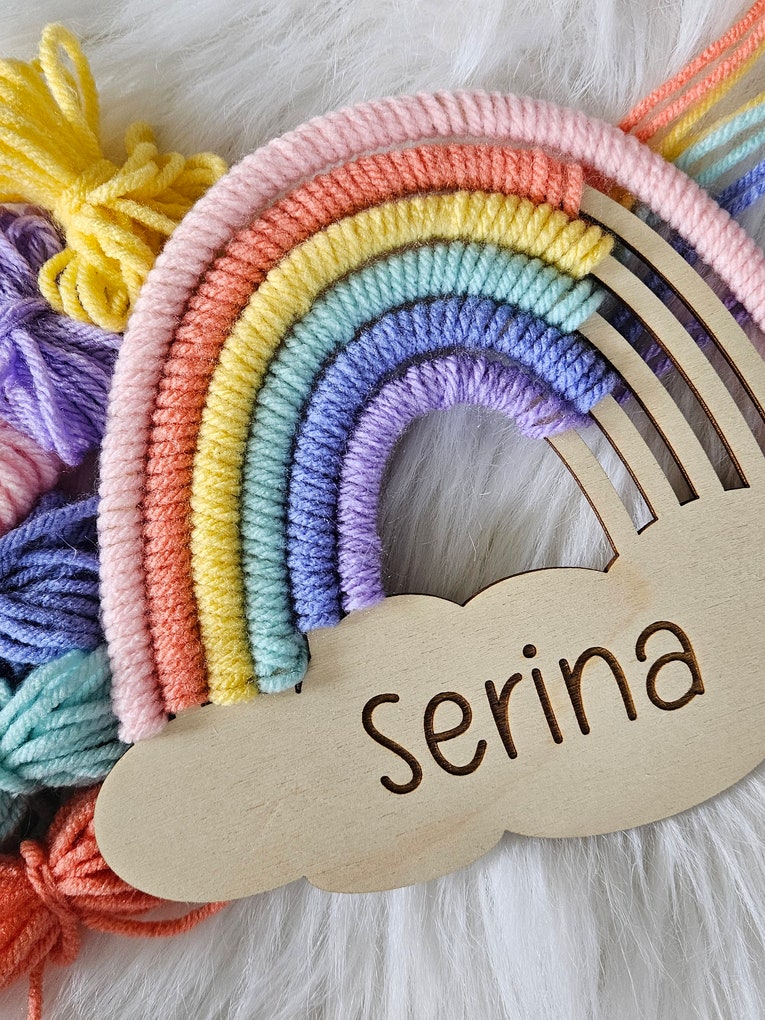 Personalized Rainbow Craft Kit for Kids